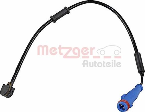 Metzger 1190104 - Сигнализатор, износ тормозных колодок autospares.lv