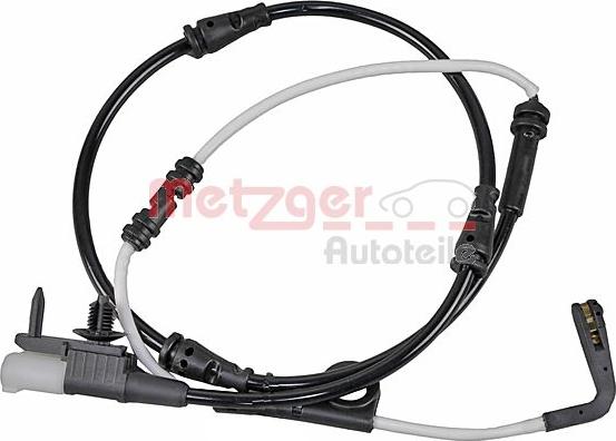 Metzger 1190342 - Сигнализатор, износ тормозных колодок autospares.lv