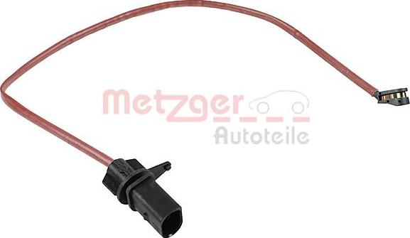 Metzger 1190304 - Сигнализатор, износ тормозных колодок autospares.lv