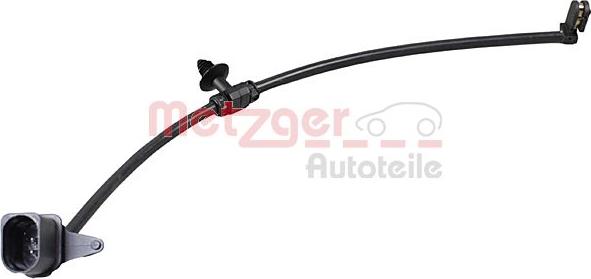 Metzger 1190302 - Сигнализатор, износ тормозных колодок autospares.lv