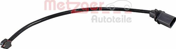 Metzger 1190387 - Сигнализатор, износ тормозных колодок autospares.lv