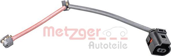 Metzger 1190336 - Сигнализатор, износ тормозных колодок autospares.lv