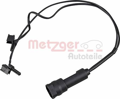 Metzger 1190203 - Сигнализатор, износ тормозных колодок autospares.lv