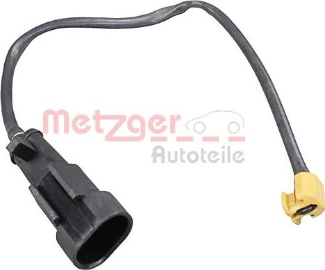 Metzger 1190233 - Сигнализатор, износ тормозных колодок autospares.lv