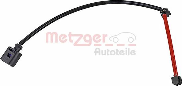 Metzger 1190221 - Сигнализатор, износ тормозных колодок autospares.lv