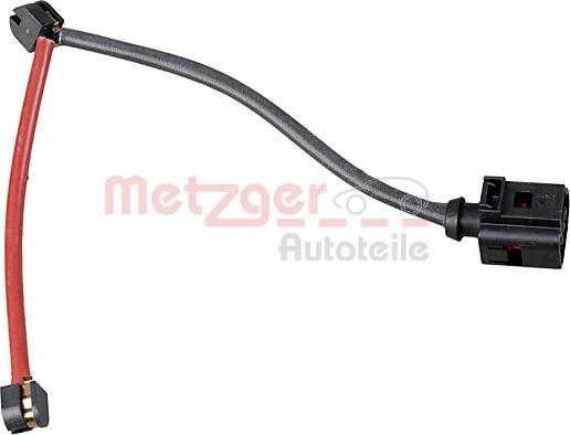 Metzger 1190273 - Сигнализатор, износ тормозных колодок autospares.lv