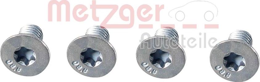 Metzger 11663K - Болт, диск тормозного механизма autospares.lv