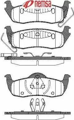 Metzger 1170766 - Тормозные колодки, дисковые, комплект autospares.lv