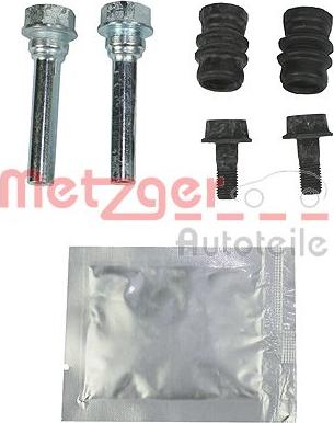 Metzger 113-1454X - Комплект направляющей гильзы, тормозной поршень autospares.lv