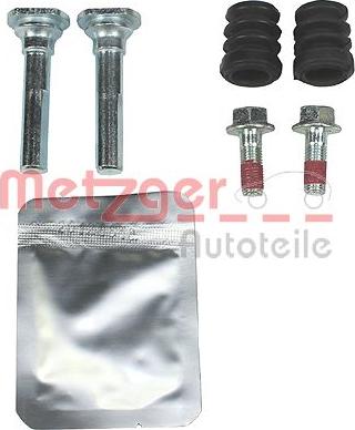 Metzger 113-1456X - Комплект направляющей гильзы, тормозной поршень autospares.lv