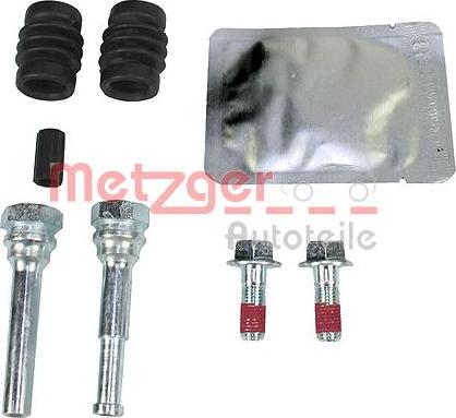 Metzger 113-1452X - Комплект направляющей гильзы, тормозной поршень autospares.lv