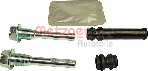 Metzger 113-1418X - Комплект направляющей гильзы, тормозной поршень autospares.lv