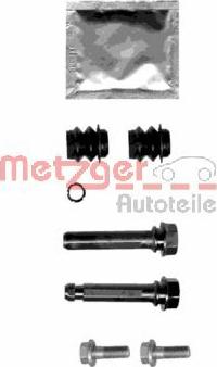 Metzger 113-1341X - Комплект направляющей гильзы, тормозной поршень autospares.lv