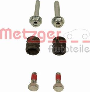 Metzger 113-1310X - Комплект направляющей гильзы, тормозной поршень autospares.lv