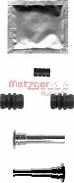 Metzger 113-1317X - Комплект направляющей гильзы, тормозной поршень autospares.lv
