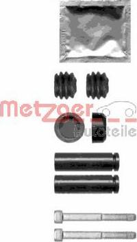 Metzger 113-1386X - Комплект направляющей гильзы, тормозной поршень autospares.lv