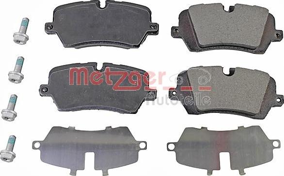 Metzger 1170902 - Тормозные колодки, дисковые, комплект autospares.lv