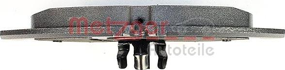 Metzger 1170509 - Тормозные колодки, дисковые, комплект autospares.lv