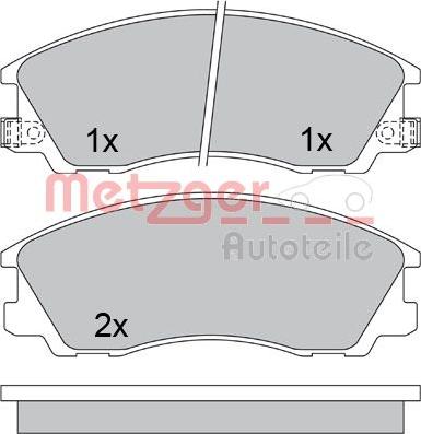 Nipparts J3600537 - Тормозные колодки, дисковые, комплект autospares.lv