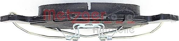 Metzger 1170038 - Тормозные колодки, дисковые, комплект autospares.lv