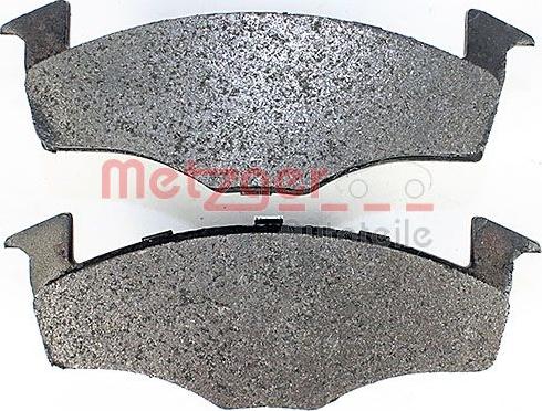 Metzger 1170072 - Тормозные колодки, дисковые, комплект autospares.lv