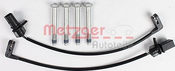 Metzger 1170127 - Тормозные колодки, дисковые, комплект autospares.lv