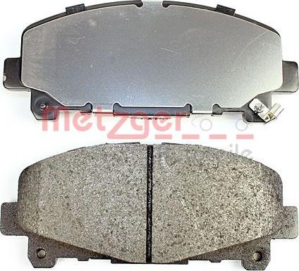 Metzger 1170840 - Тормозные колодки, дисковые, комплект autospares.lv