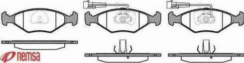 Metzger 1170806 - Тормозные колодки, дисковые, комплект autospares.lv