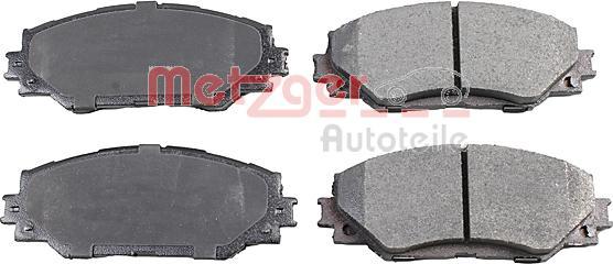 Metzger 1170873 - Тормозные колодки, дисковые, комплект autospares.lv