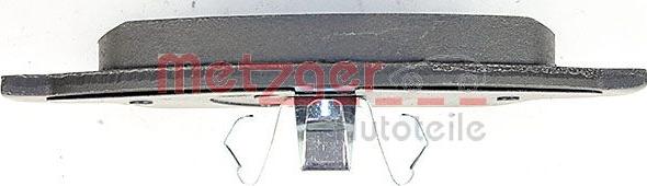 Metzger 1170265 - Тормозные колодки, дисковые, комплект autospares.lv