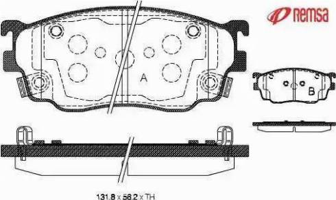 Metzger 1170751 - Тормозные колодки, дисковые, комплект autospares.lv