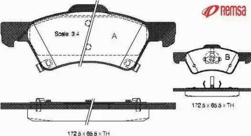 Metzger 1170753 - Тормозные колодки, дисковые, комплект autospares.lv