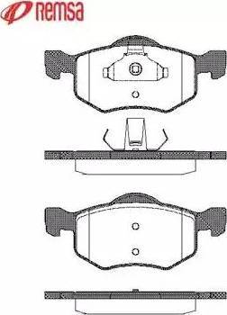 Metzger 1170752 - Тормозные колодки, дисковые, комплект autospares.lv