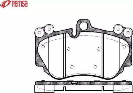 Metzger 1170768 - Тормозные колодки, дисковые, комплект autospares.lv