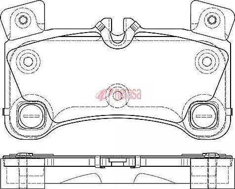 Metzger 1170775 - Тормозные колодки, дисковые, комплект autospares.lv