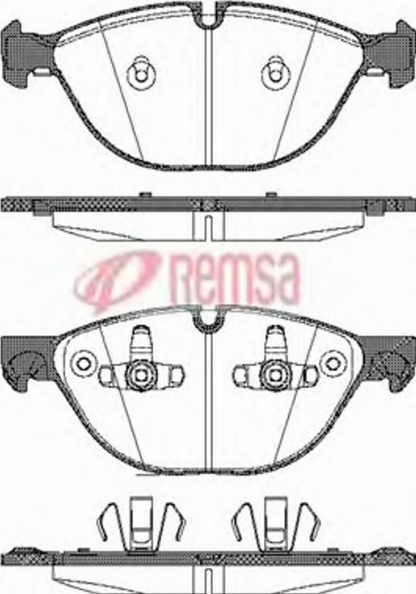 Metzger 1298.00 - Тормозные колодки, дисковые, комплект autospares.lv