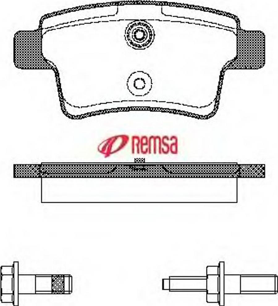 Metzger 124100 - Тормозные колодки, дисковые, комплект autospares.lv