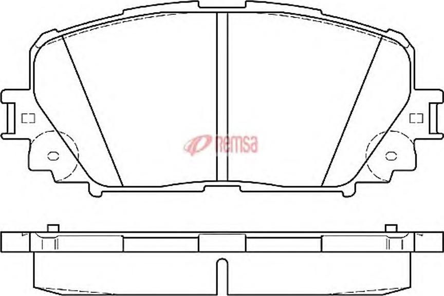 Metzger 1258.00 - Тормозные колодки, дисковые, комплект autospares.lv