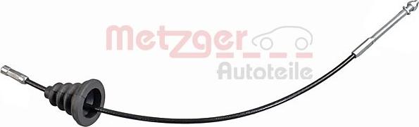 Metzger 1.OP027 - Тросик, cтояночный тормоз autospares.lv
