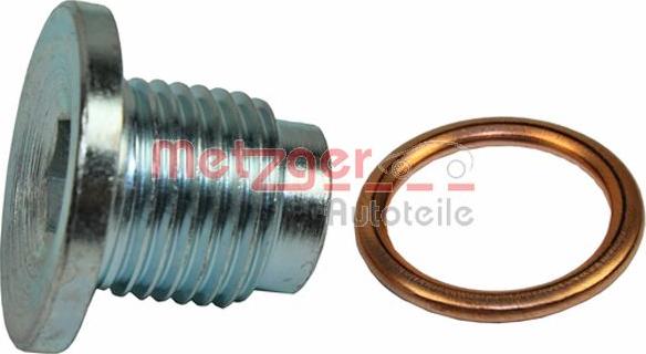 Metzger 8030016 - Резьбовая пробка, масляный поддон autospares.lv