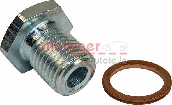 Metzger 8030018 - Резьбовая пробка, масляный поддон autospares.lv