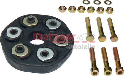 Metzger 8070458 - Шарнир, продольный вал autospares.lv