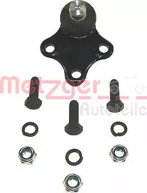 Metzger 87009618 - Шаровая опора, несущий / направляющий шарнир autospares.lv