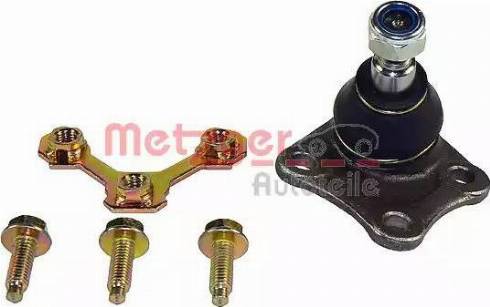 Metzger 87004111 - Шаровая опора, несущий / направляющий шарнир autospares.lv