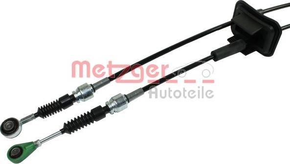 Metzger 3150163 - Трос, наконечник, ступенчатая коробка передач autospares.lv