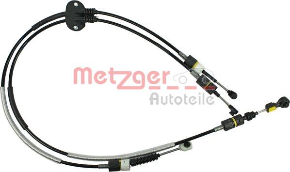 Metzger 3150128 - Трос, наконечник, ступенчатая коробка передач autospares.lv