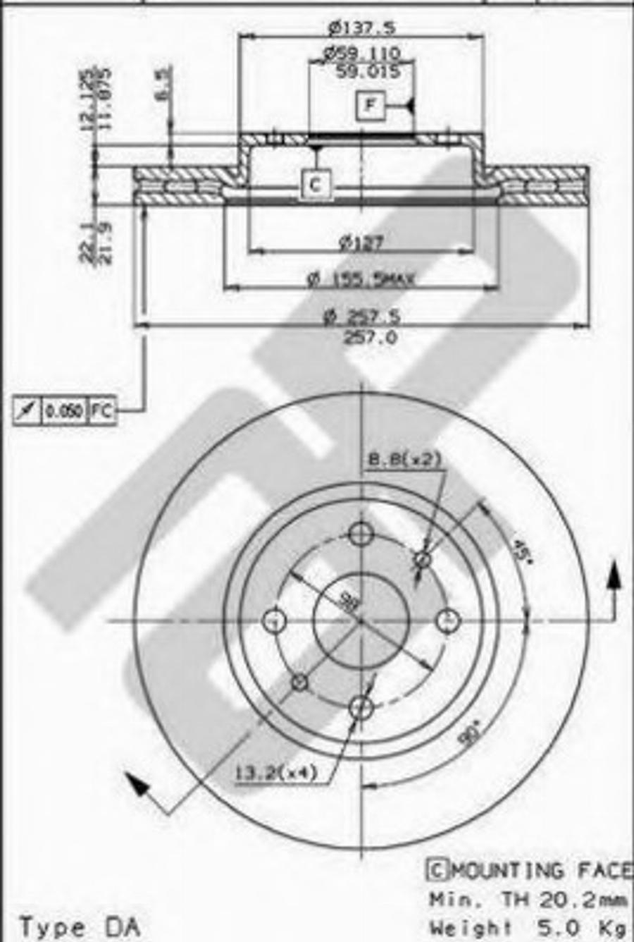 Metzger 24584 - Тормозной диск autospares.lv