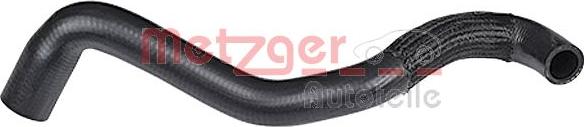 Metzger 2420248 - Шланг радиатора autospares.lv