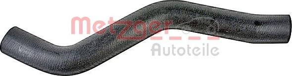 Metzger 2420755 - Шланг радиатора autospares.lv