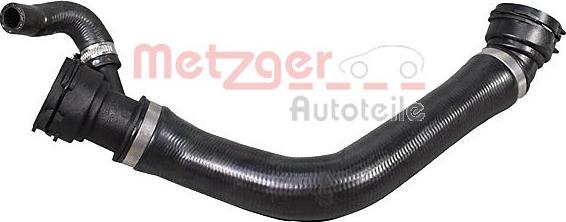 Metzger 2421472 - Шланг радиатора autospares.lv